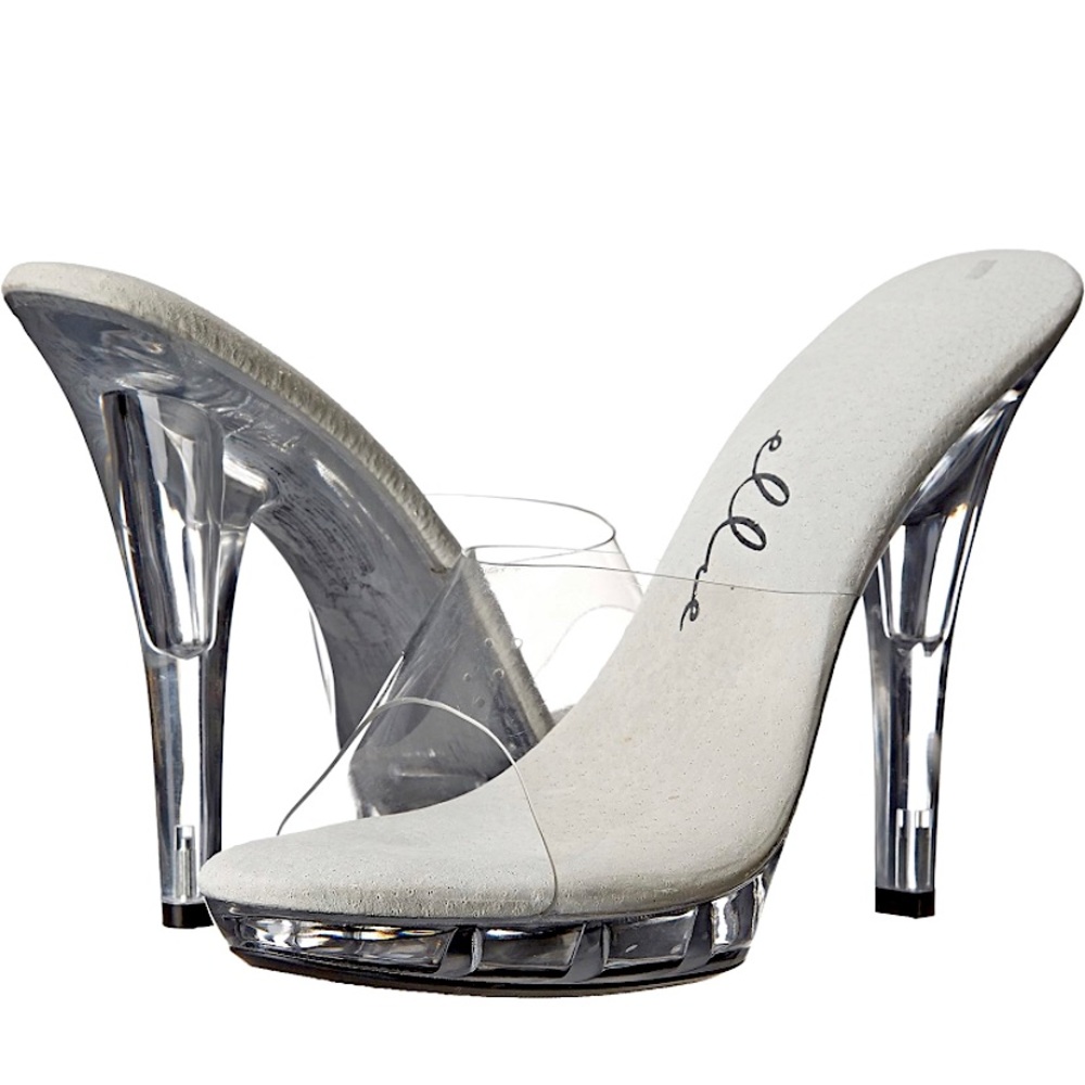 🔥❤️EUC Ellie Clear Vanity Women's Heels Sexy Halloween date girls night